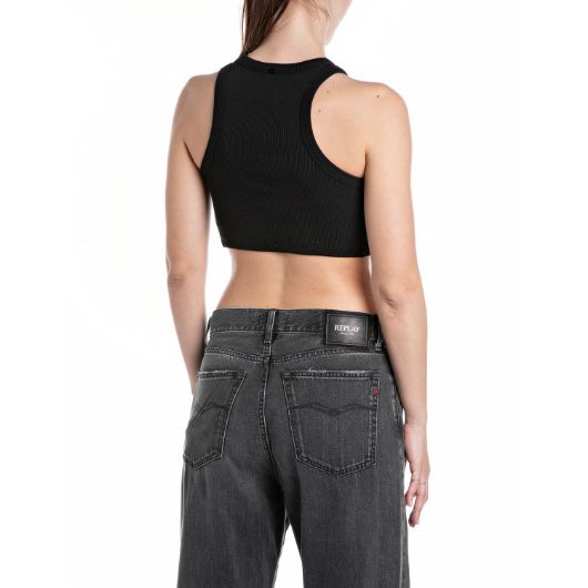 Снимка на REPLAY WOMEN'S FINE-RIB CROP TOP