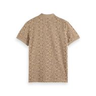 Снимка на SCOTCH&SODA MEN'S MICRO AOP POLO IN LIGHT BEIGE