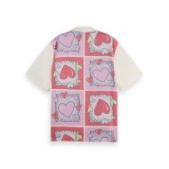 Снимка на SCOTCH&SODA WOMEN'S BURTON MORRIS SHIRT IN BURTON MORRIS HEART PRINT