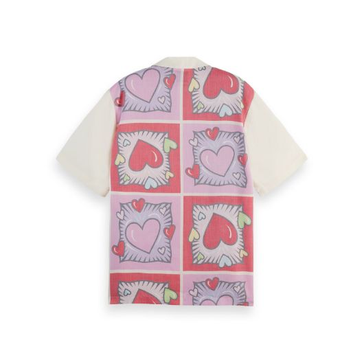 Снимка на SCOTCH&SODA WOMEN'S BURTON MORRIS SHIRT IN BURTON MORRIS HEART PRINT