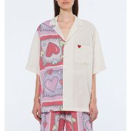 Снимка на SCOTCH&SODA WOMEN'S BURTON MORRIS SHIRT IN BURTON MORRIS HEART PRINT