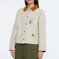 Снимка на SCOTCH&SODA WOMEN'S WORKWEAR JACKET WITH EMBROIDERY IN SOFT ICE