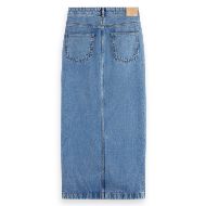 Снимка на SCOTCH&SODA WOMEN'S LOW RISE DENIM MAXI SKIRT  — LAKEHOUSE IN LAKEHOUSE