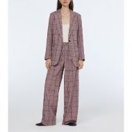 Снимка на SCOTCH&SODA WOMEN'S PRINCE OF WALES SEERSUCKER BLAZER IN PRINCE OF WALES CHECK