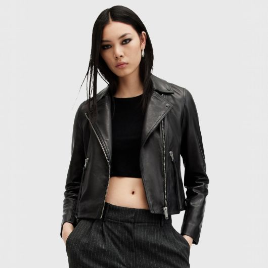 Снимка на ALLSAINTS ДАМСКО КОЖЕНО ЯКЕ DALBY BIKER