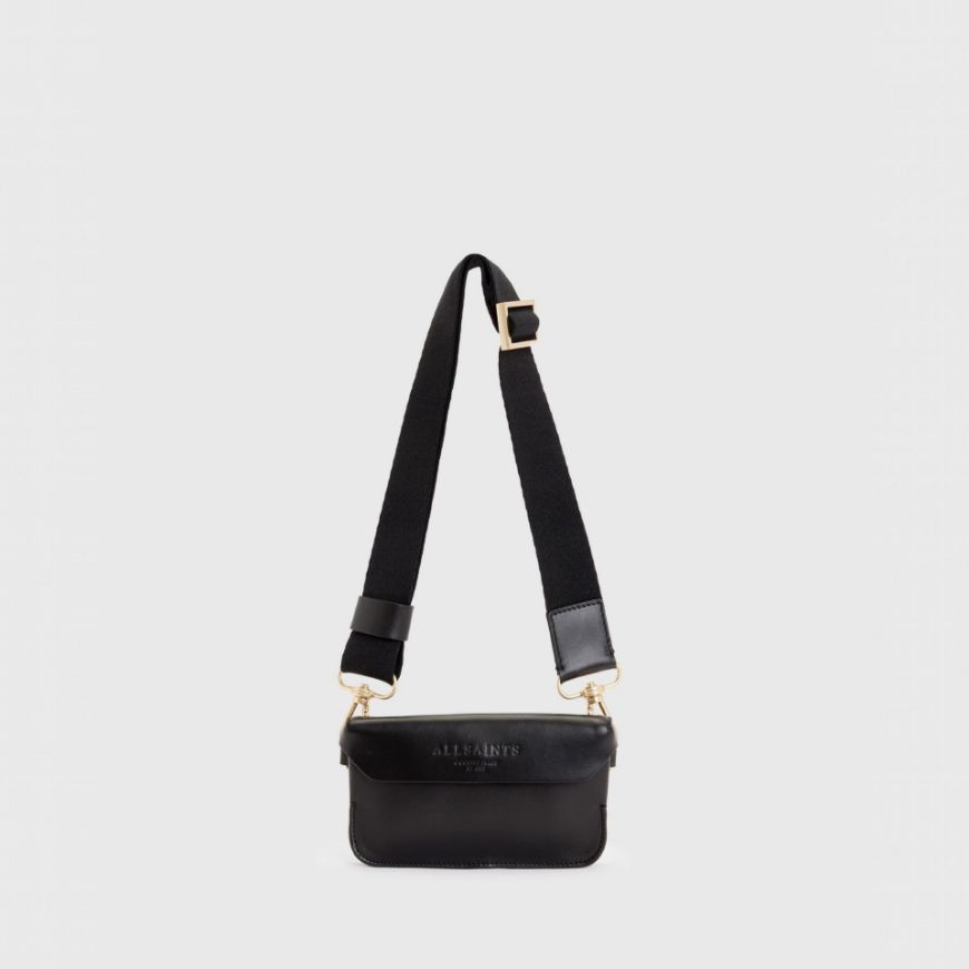 Снимка на ALLSAINTS ДАМСКА ЧАНТА С ПРЕЗРАМКА С РЕГУЛИРАНЕ ZOE CROSSBODY