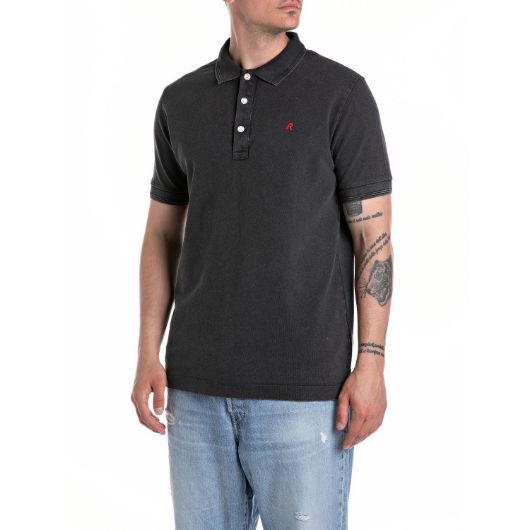 Снимка на REPLAY MEN'S REGULAR-FIT COTTON PIQUÉ POLO-SHIRT