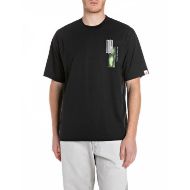 Снимка на REPLAY MEN'S JERSEY T-SHIRT WITH PRINTS