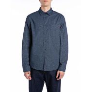 Снимка на REPLAY MEN'S POPLIN SHIRT WITH ALL-OVER PRINT