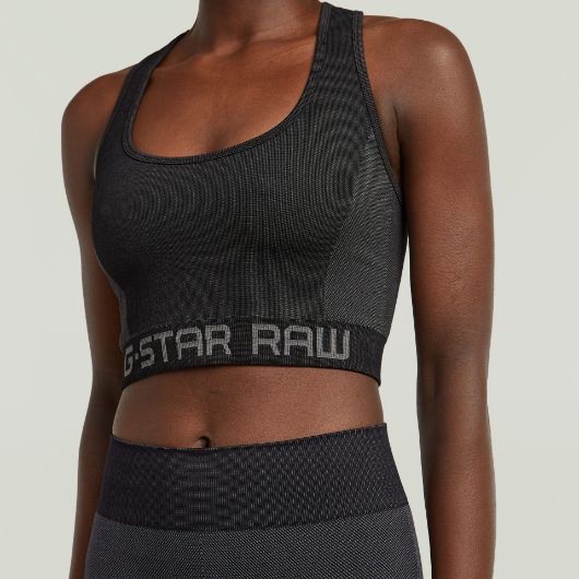 Снимка на G-STAR ДАМСКИ ТОП SEAMLESS RACERBACK TOP В ЧЕРНО