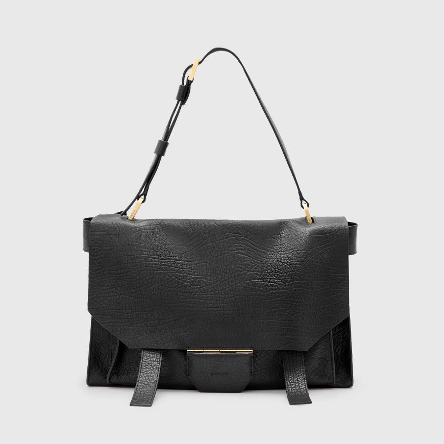 Picture of ALLSAINTS WOMEN'S URSA GRAIN SATCHEL BAG