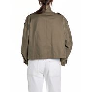 Снимка на REPLAY WOMEN'S SHORT COTTON/POLY TWILL JACKET