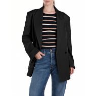 Снимка на REPLAY WOMEN'S COMFORT-FIT DOUBLE-BREASTED BLAZER