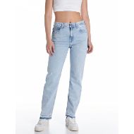 Снимка на REPLAY WOMEN'S MAIJKE STRAIGHT-FIT JEANS IN 12 OZ COTTON/LYOCELL STRETCH DENIM