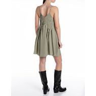 Снимка на REPLAY WOMEN'S MINI LYOCELL/LINEN PLAIN DRESS