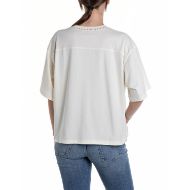 Снимка на REPLAY WOMEN'S BOXY T-SHIRT WITH PRINT