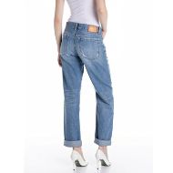 Снимка на REPLAY WOMEN'S AUBRY BOY-FIT JEANS IN 11 OZ COTTON/LYOCEL DENIM