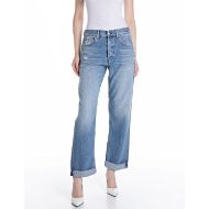 Снимка на REPLAY WOMEN'S AUBRY BOY-FIT JEANS IN 11 OZ COTTON/LYOCEL DENIM