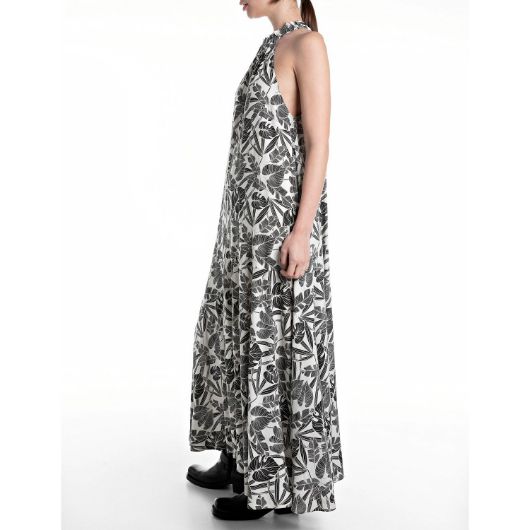 Снимка на REPLAY WOMEN'S MAXI DRESS IN ALL-OVER PRINTED VISCOSE