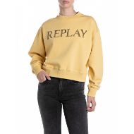 Снимка на REPLAY WOMEN'S REGULAR-FIT SWEATSHIRT WITH LOGO