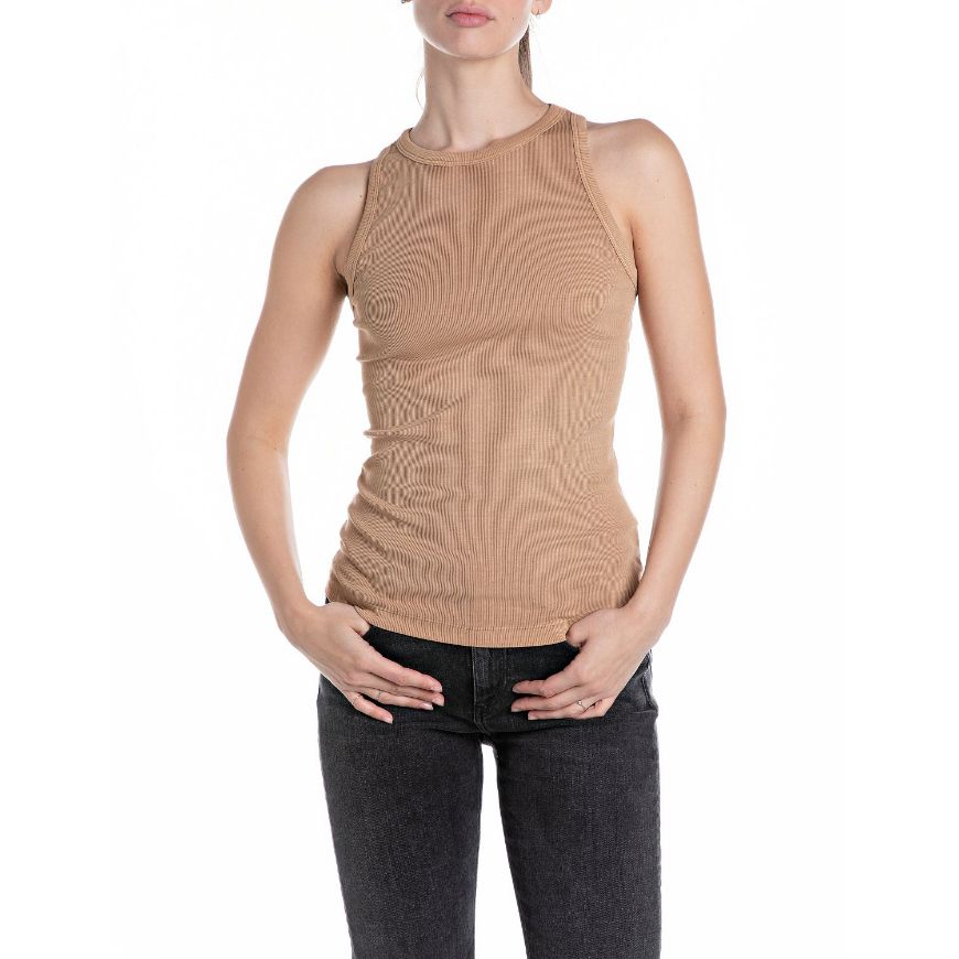 Снимка на REPLAY WOMEN'S RIBBED SLIM-FIT TOP