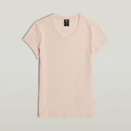 Снимка на G-STAR ДАМСКИ ТОП EYBEN SLIM V-NECK 2.0 В РОЗОВО