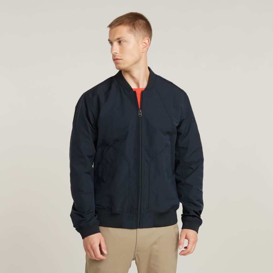 Picture of G-STAR MEN'S UNPADDED BOMBER JACKET IN DARK BLUE