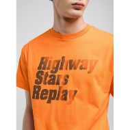 Снимка на REPLAY MEN'S JERSEY CREW-NECK T-SHIRT WITH PRINTS