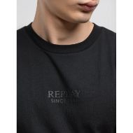 Снимка на REPLAY MEN'S ORGANIC COTTON CREW-NECK T-SHIRT WITH LOGO