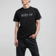 Снимка на REPLAY MEN'S JERSEY T-SHIRT WITH LOGO PRINT