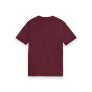 Снимка на SCOTCH&SODA MEN'S SEASONAL CORE - LOGO REGULAR FIT T-SHIRT IN RED