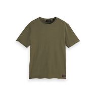 Снимка на SCOTCH&SODA MEN'S RAW EDGE RELAXED FIT T-SHIRT IN DARK BEIGE