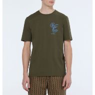 Снимка на SCOTCH&SODA MEN'S LEFT CHEST ARTWORK T-SHIRT IN DARK BEIGE