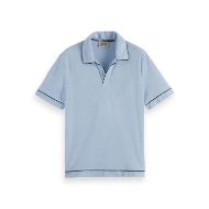 Снимка на SCOTCH&SODA MEN'S TOWELLING RELAXED-FIT POLO IN MEDIUM BLUE