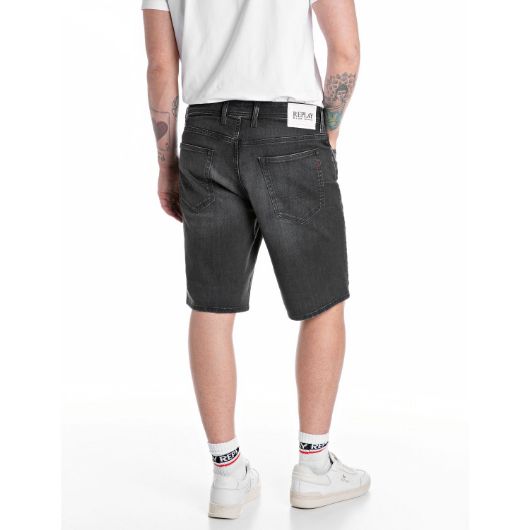 Снимка на REPLAY MEN'S GROVER STRAIGHT-FIT SHORTS IN 10.5 OZ STRETCH DENIM