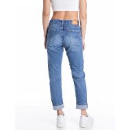 Снимка на REPLAY WOMEN'S MARTY BOY-FIT 573 ECO PLUS JEANS IN 10.5 OZ SUPER STRETCH DENIM