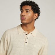 Снимка на G-STAR МЪЖКА БЛУЗА С ЯКА KNITTED POLO В БЯЛО 3