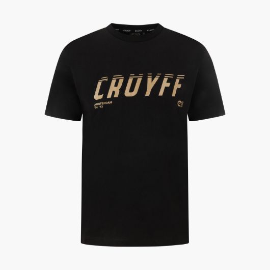 Снимка на CRUYFF SPORTS МЪЖКА БЛУЗА С КЪС РЪКАВ LEAGUE TEE В ЧЕРНО