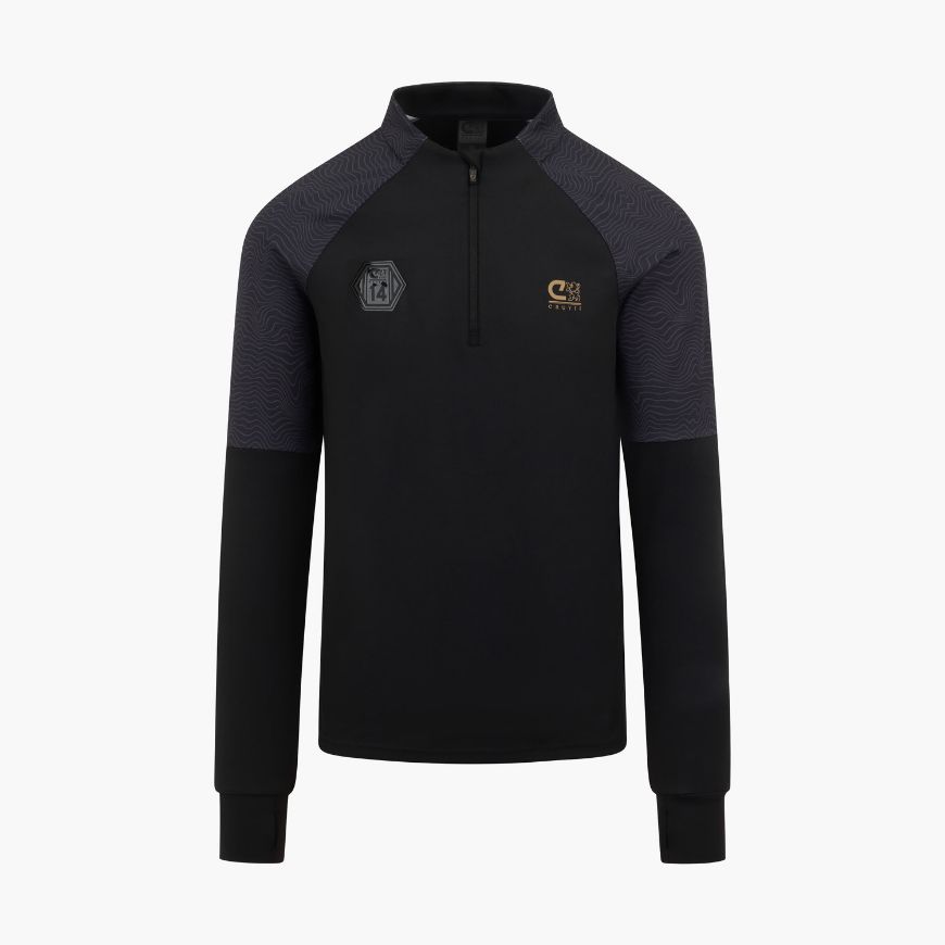 Снимка на CRUYFF SPORTS МЪЖКИ СУИТШЪРТ С ЦИП ICON 1/4 ZIP TOP В ЧЕРНО