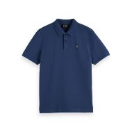 Снимка на SCOTCH&SODA MEN'S SEASONAL CORE - COTTON PIQUE REGULAR FIT POLO IN NAVY