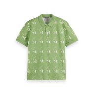 Снимка на SCOTCH&SODA MEN'S MICRO AOP REGULAR FIT POLO IN ALLIGATOR