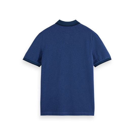 Снимка на SCOTCH&SODA MEN'S MELANGE REGULAR FIT POLO IN NAVY