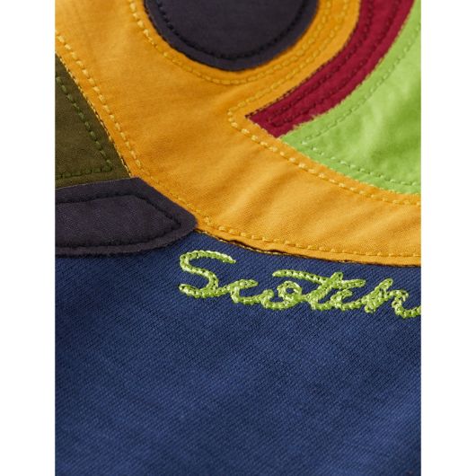 Снимка на SCOTCH&SODA MEN'S LOOSE FIT APPLIQUE T-SHIRT IN NAVY