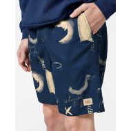 Снимка на SCOTCH&SODA MEN'S PRINTED LONG-LENGTH SWIMSHORT IN NAVY