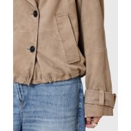 Снимка на ALLSAINTS ДАМСКО СКЪСЕНО КОЖЕНО ЯКЕ REYA CROPPED MAC