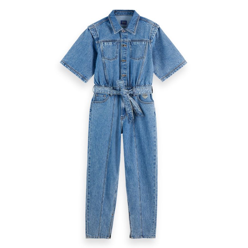 Снимка на SCOTCH&SODA WOMEN'S DENIM WORKWEAR JUMPSUIT — LAKEHOUSE IN LAKEHOUSE