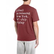 Снимка на REPLAY MEN'S JERSEY CREW-NECK T-SHIRT WITH LETTERING