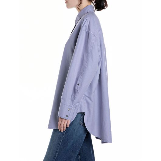 Снимка на REPLAY WOMEN'S LONG COTTON LINEN SHIRT