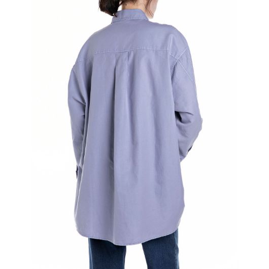 Снимка на REPLAY WOMEN'S LONG COTTON LINEN SHIRT