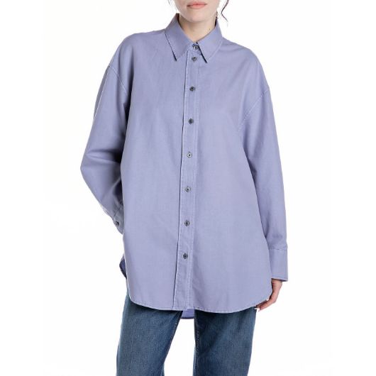 Снимка на REPLAY WOMEN'S LONG COTTON LINEN SHIRT